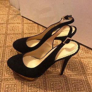 Charlotte Olympia Dolly Suede Slingback Size 39